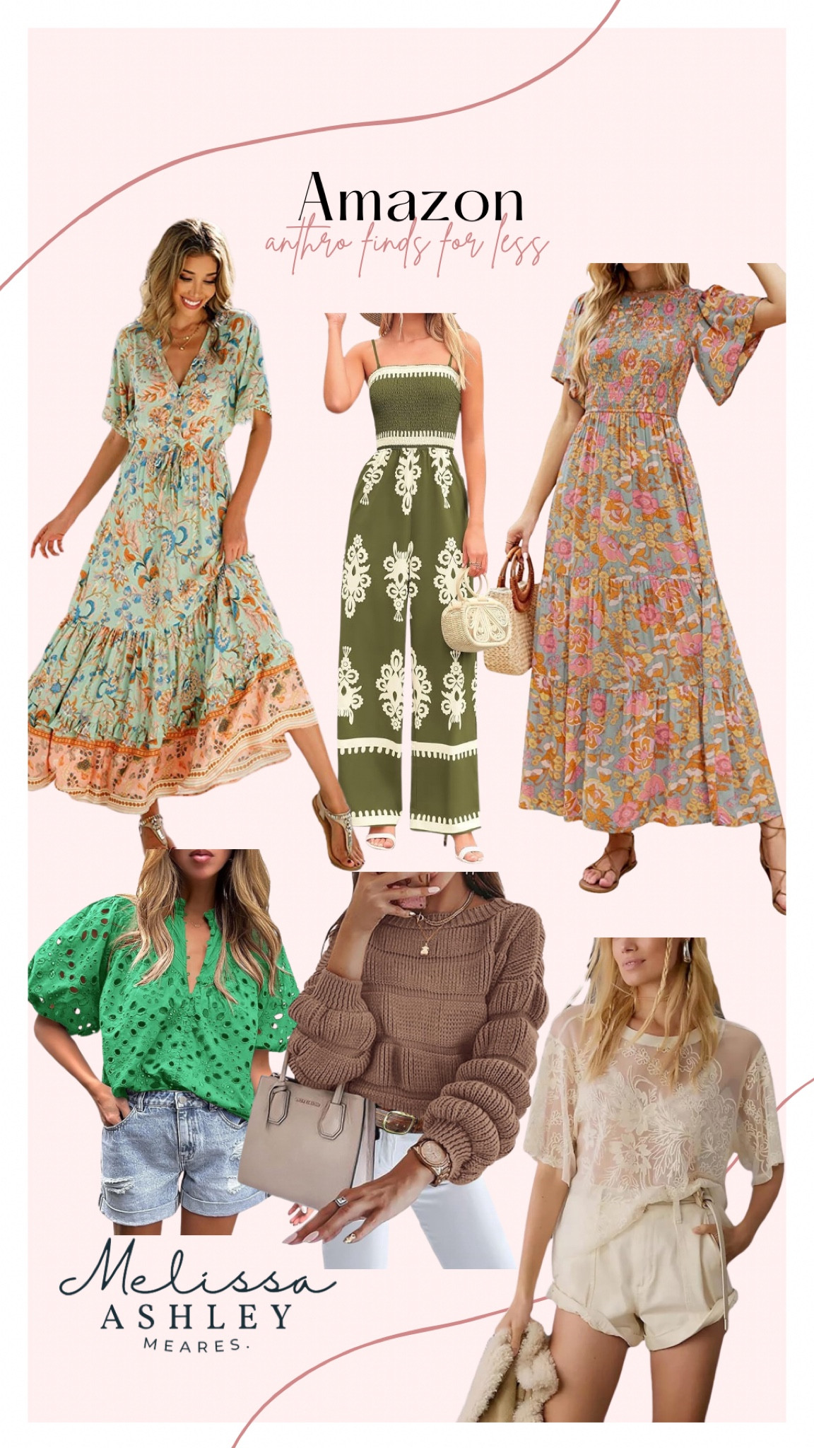 Amazon - Anthropologie look alikes for less 

#amazonfinds #amazonfashion #chic #bohostyle #maxidress 

#LTKSeasonal #LTKStyleTip #LTKFindsUnder100