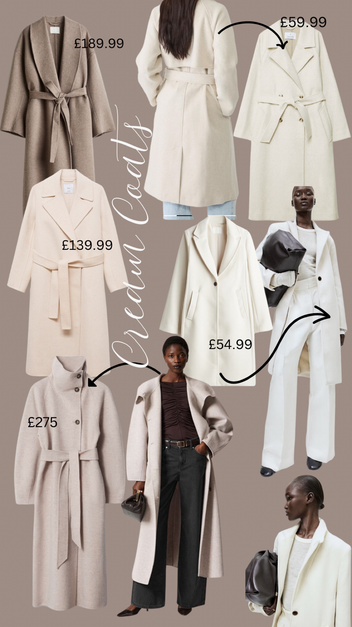 I think the Stradivarius coat looks really good for the price! 