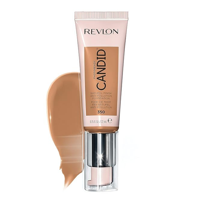 Revlon PhotoReady Candid Natural Finish Foundation, with Anti-Pollution, Antioxidant, Anti-Blue L... | Amazon (US)