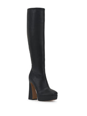 Daniyah Knee Boot in Black Leather | Jessica Simpson E Commerce