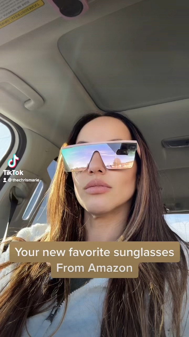 Oversized sunglasses from Amazon

#LTKunder50 #LTKsalealert #LTKstyletip