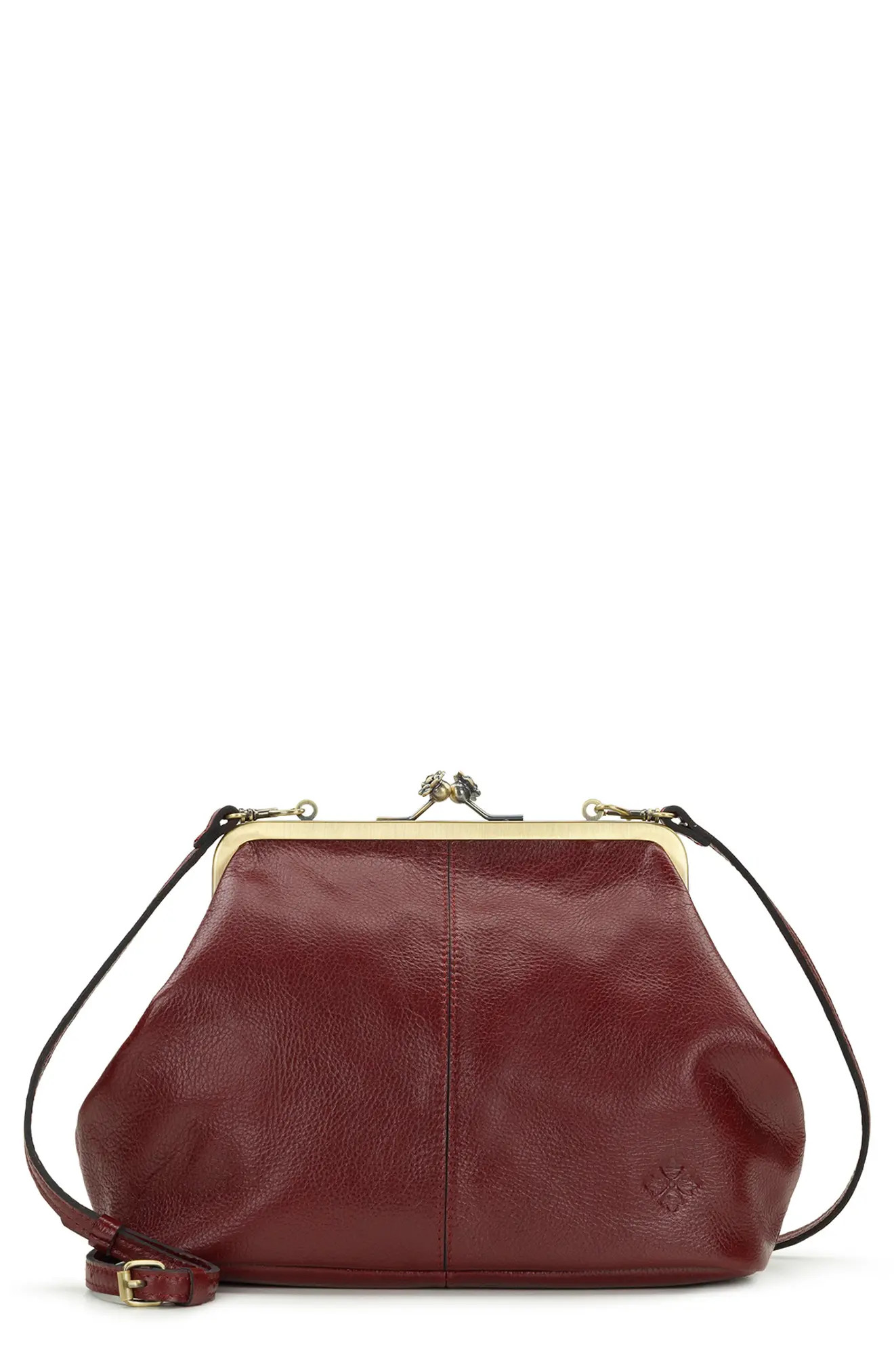 Patricia Nash Sofia Small Frame Leather Crossbody Bag (Women) | Nordstromrack | Nordstrom Rack
