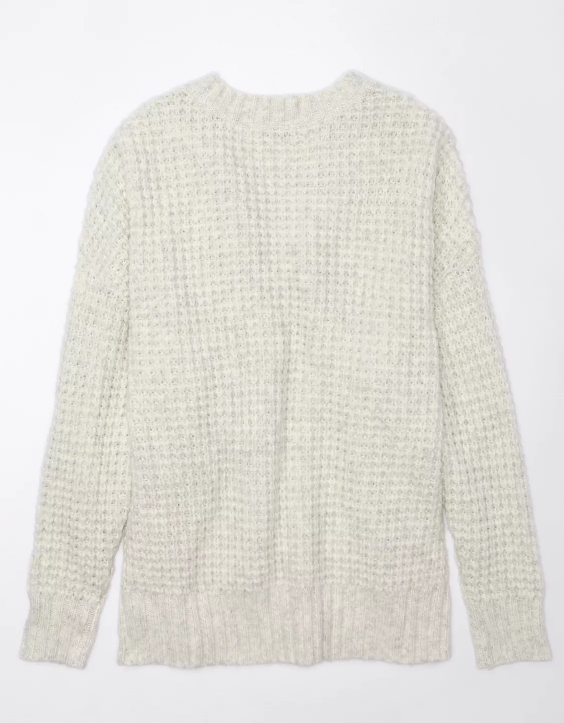AE Whoa So Cozy Waffle V-Neck Sweater | American Eagle Outfitters (US & CA)