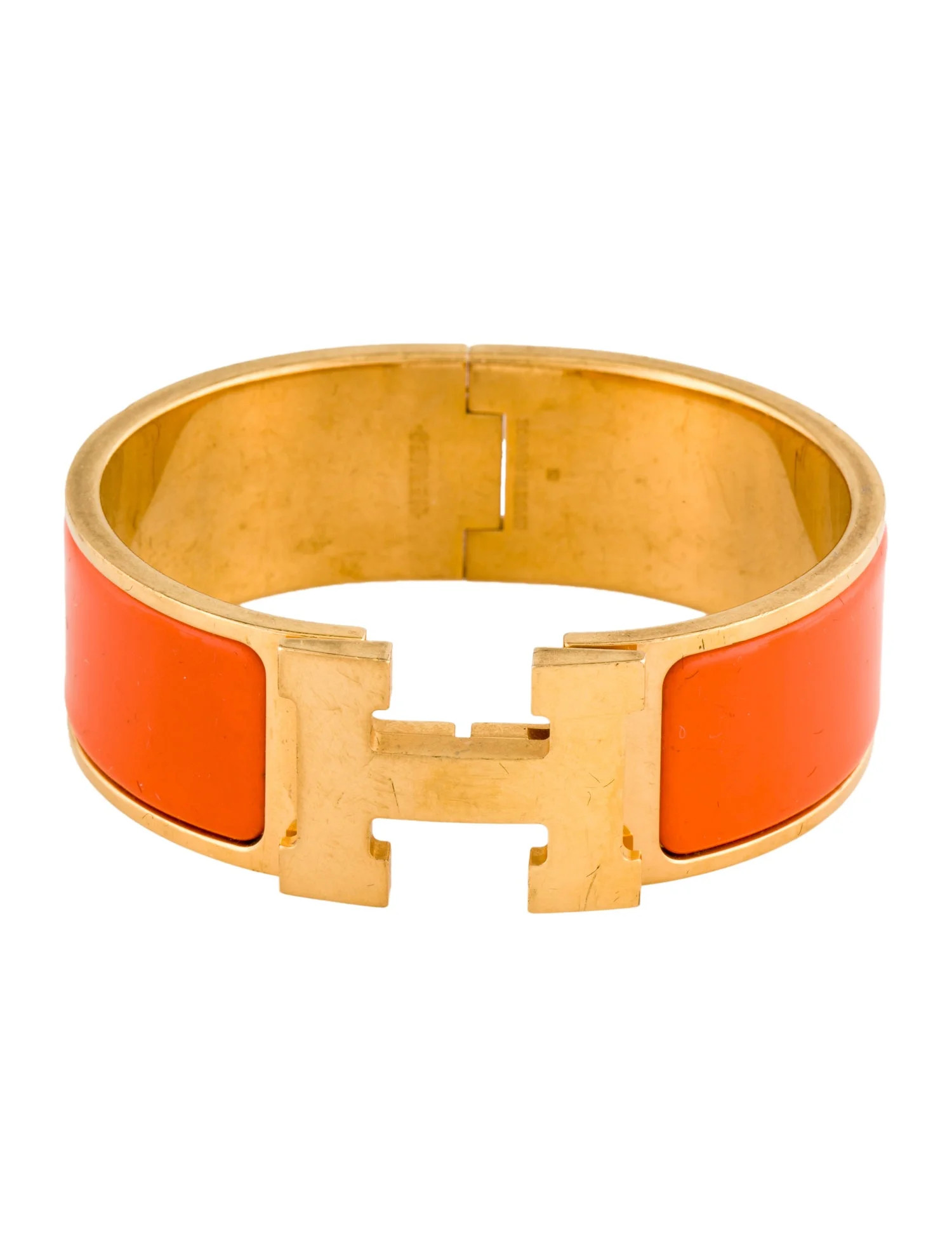 Clic Clac H Enamel Bangle Bracelet | The RealReal