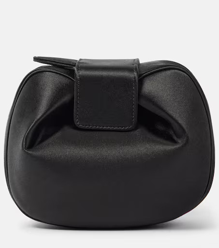 Soft Demi satin clutch | Mytheresa (US/CA)