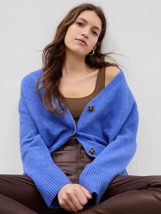 Slouchy Split-Hem Cardigan | Gap (CA)