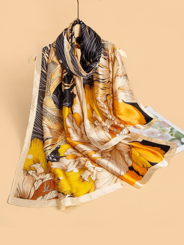 Flower Print Scarf | SHEIN