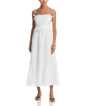 Ruffle Lace Midi Dress - Exclusive | Bloomingdale's (US)