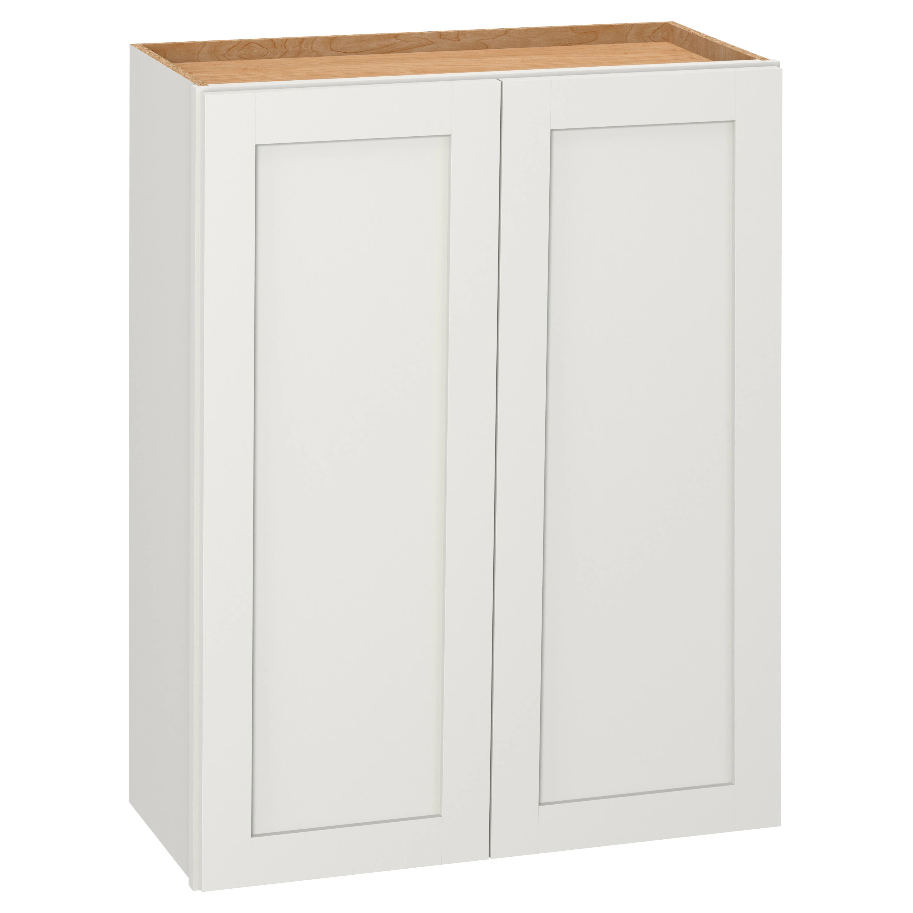 Diamond NOW Arcadia 27-in W x 36-in H x 12-in D White Wall Fully assembled Cabinet (Recessed Panel Shaker) | G10 W2736B | Lowe's