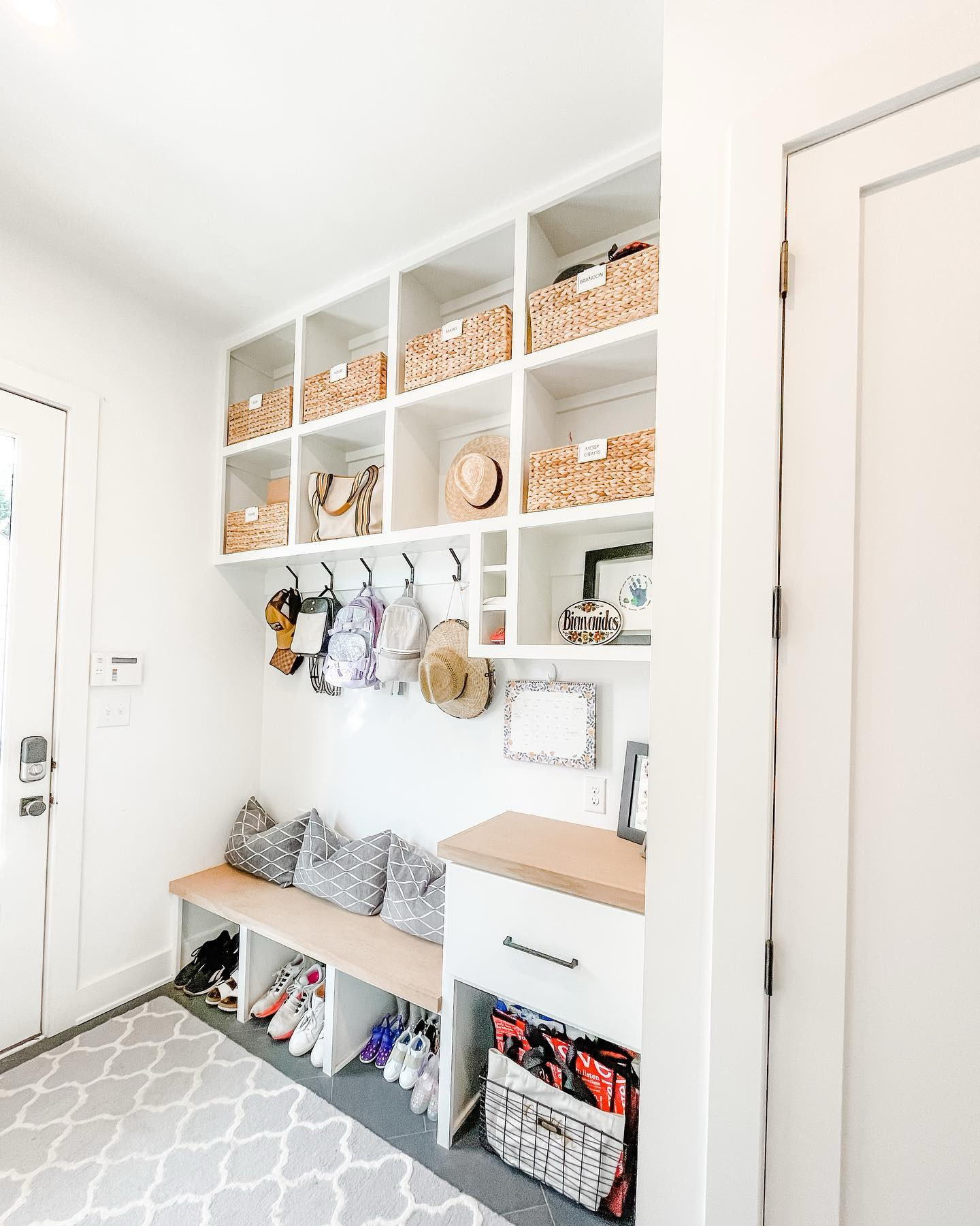 You know what?? Sometimes it’s perfectly okay to put the “Messy Crafts” up a little higher.

Just don’t forget to use them every once in awhile with your budding artist! 🎨