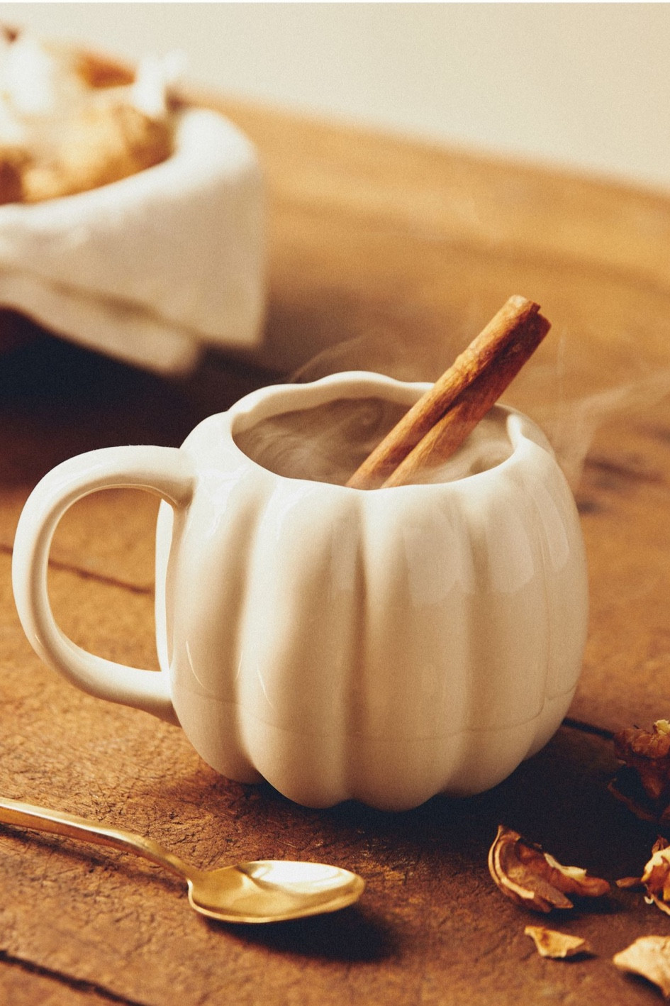 Anthro White Pumpkin Mug 

#LTKSeasonal