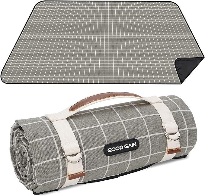 Picnic Outdoor Blankets Waterproof Extra Large - Beach Mat Sand Free Foldable with Carry Strap | ... | Amazon (US)