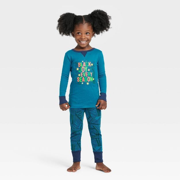 Toddler Joy Print Matching Family Pajama Set - Wondershop™ Blue | Target