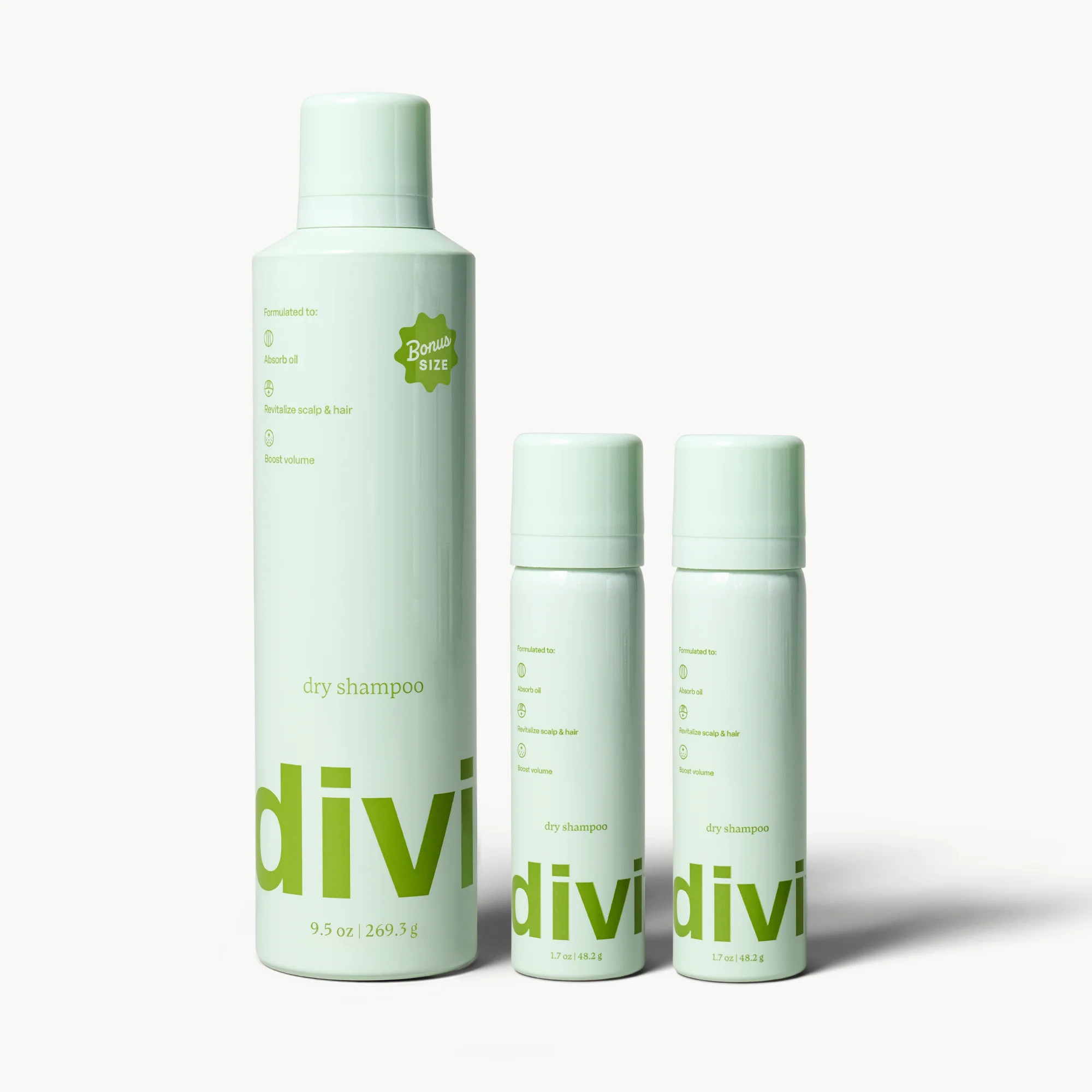 Divi Dry Shampoo | Absorbs Oil & Refreshes Hair Between Washes | Divi Official LLC