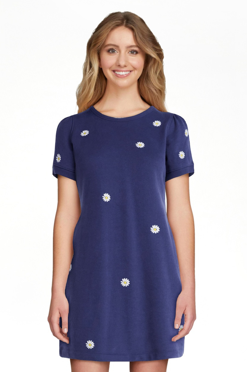 Free Assembly Women’s and Women's Plus Embroidered Mini Dress with Puff Sleeves, Sizes XS-4X | Walmart (US)