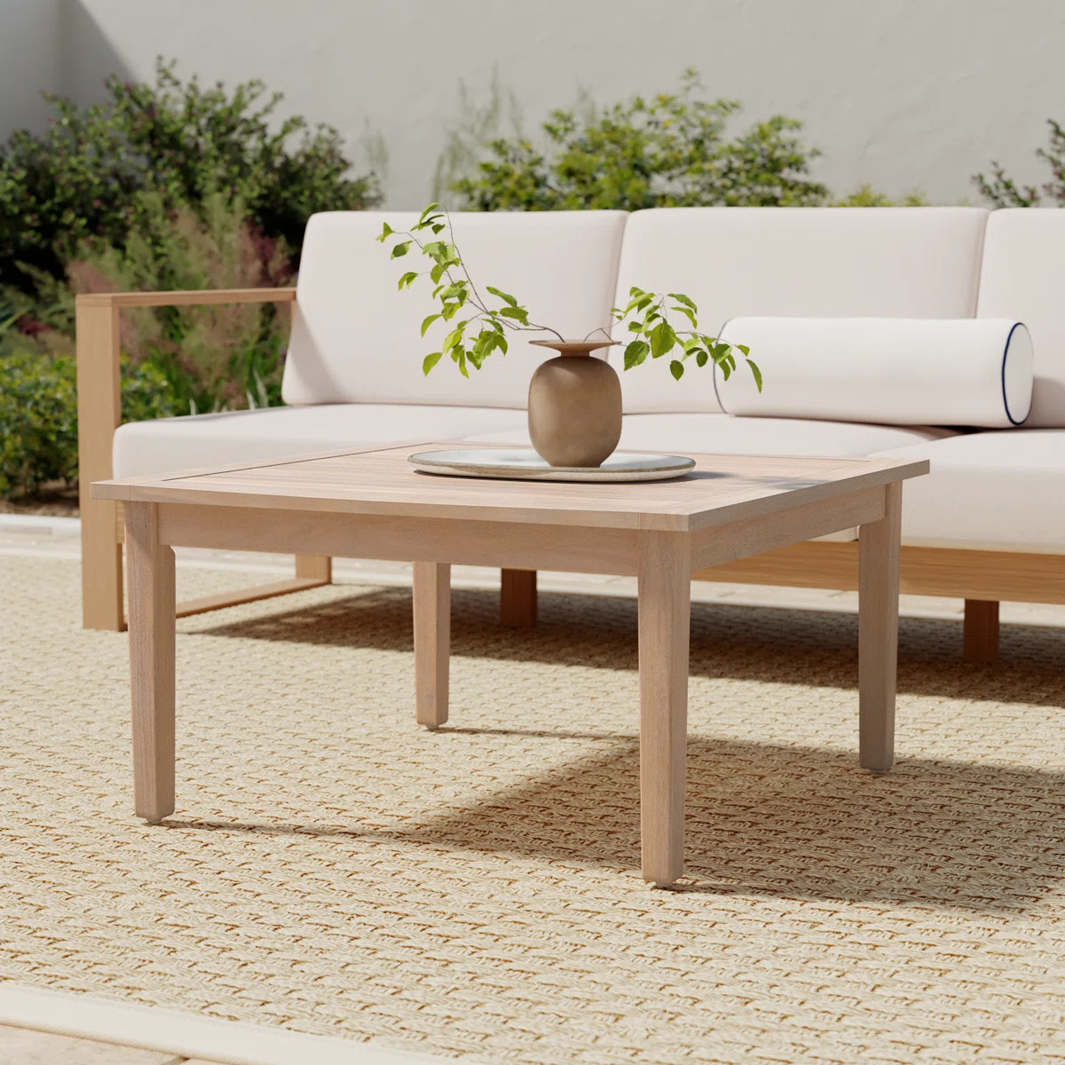 Amina Solid Wood Square Coffee Table | Wayfair North America