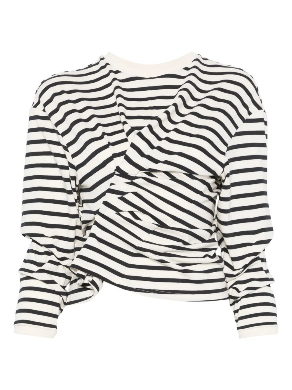 A.W.A.K.E. Mode striped top - White | Farfetch Global