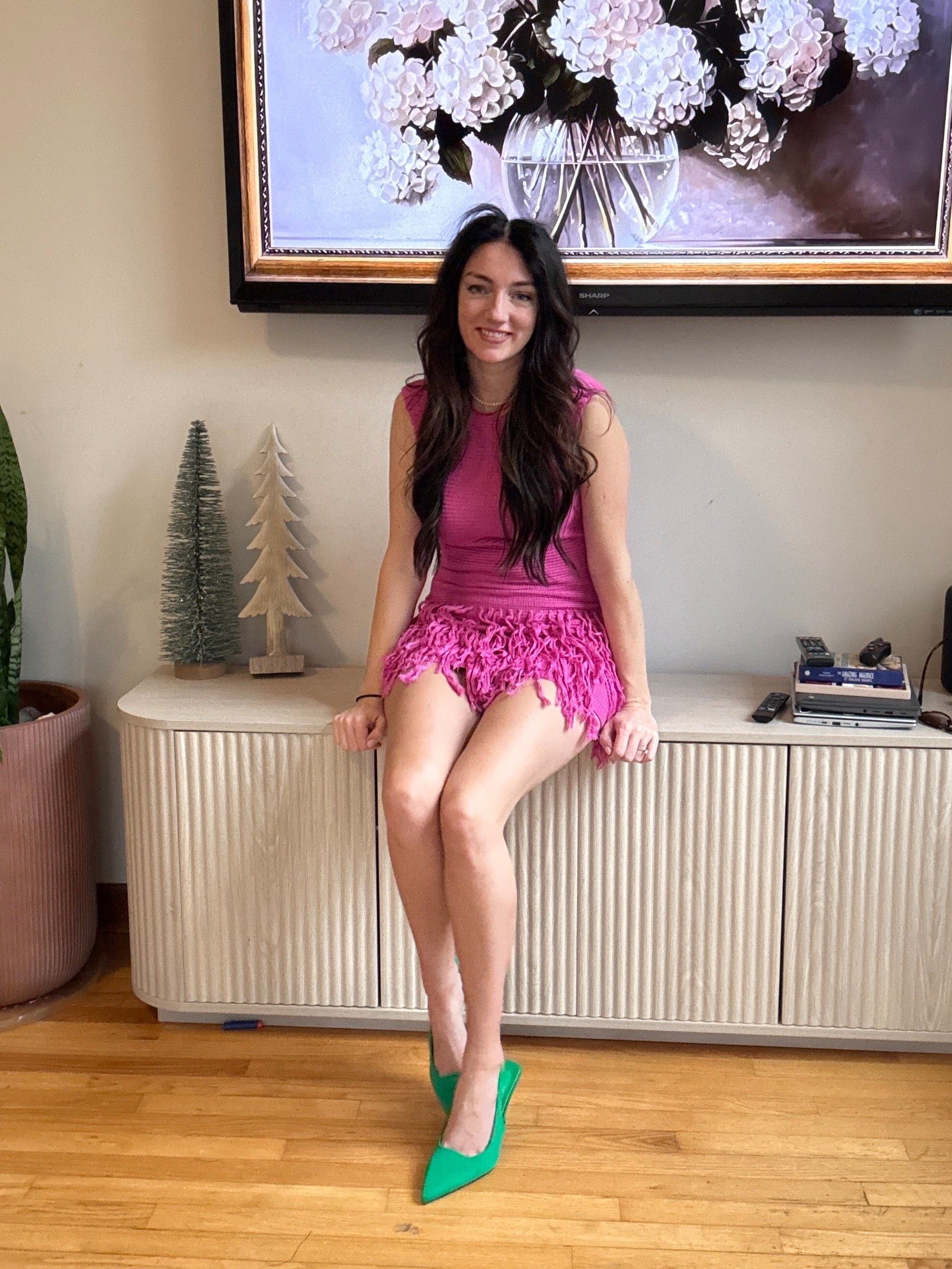 Cute knit vacation mini dress for women. Comes in other colors too. I’m 5’7 and it comes just under my butt. 

Shoes are tts. Ok to size down half a size if it doesn’t have your size  

#LTKOver40 #LTKSeasonal #LTKTravel