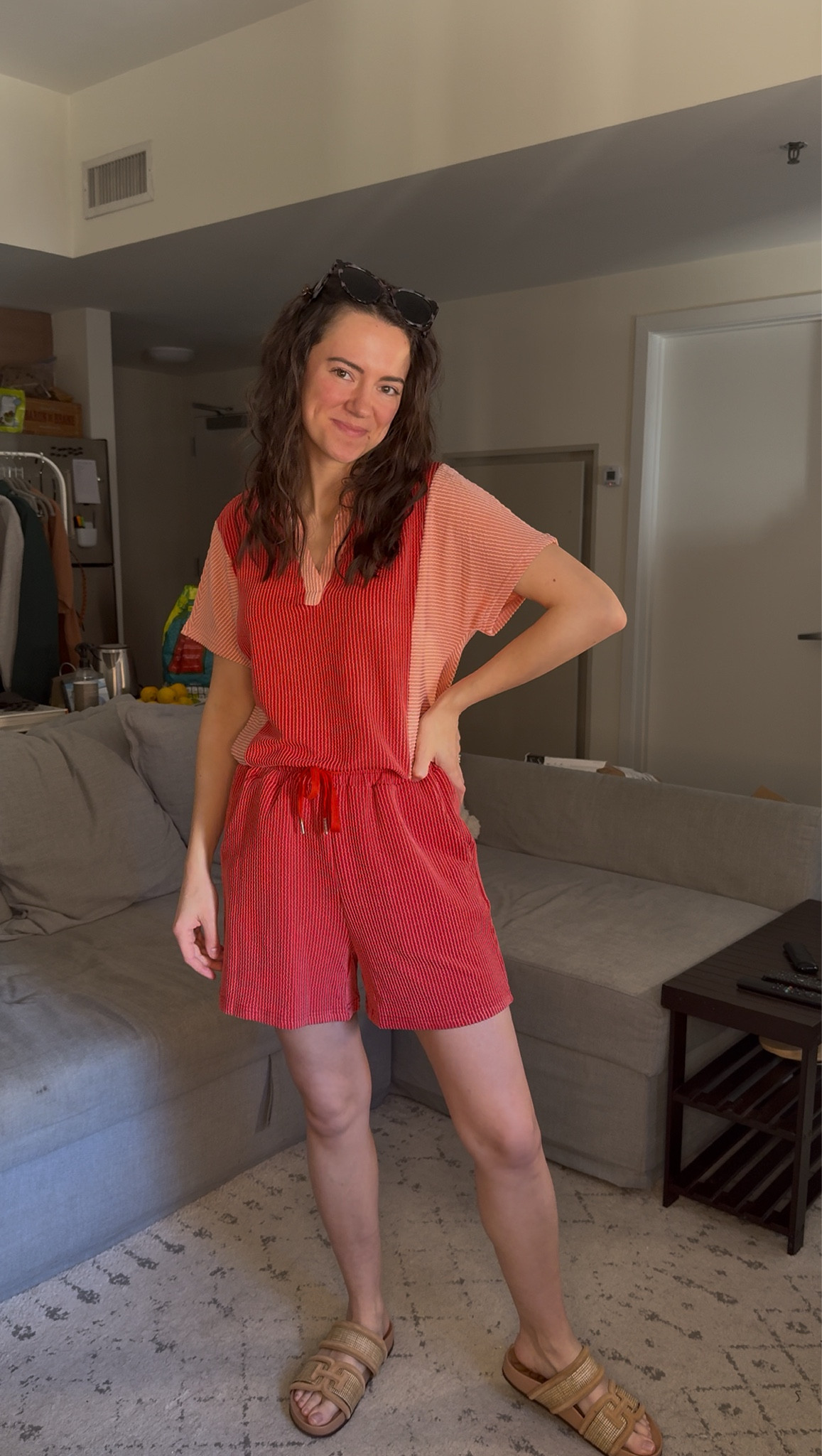 Still manifesting warmer weather in this cute two piece set which features a color-block V-neck T-shirt and elastic-waist, wide-leg shorts with two pockets for a relaxed fit. ☀️😎 

Crafted from 60% cotton, 35% polyester, and 5% spandex, this set is soft, stretchy, lightweight, and comfortable. Ideal for daily wear, outdoor outings, beach trips, vacations, or as sleepwear. Wear together or mix and match with your wardrobe.
.
.
.
#WomensFashion #SummerStyle #TwoPieceSet #CasualWear #TravelChic #amazonmusthaves #amazonfavorites #amazoninfluencer #discoverunder5k #trendy #petite #ltk #founditonamazon @akewei_official 

What I share: over 30 style, casual style, fall outfit, work wear, clean girl aesthetic, minimalist, fall capsule, casual style, matching sets, sneakers, mini vlogs, target hauls, leopard, winter trends, barrel jeans, fall shoes, new arrivals, Amazon fall outfits, winter coats, petite styles, dog mom, cool mom, millennial looks, affiliate link, women’s summer set, casual summer outfit, comfortable two-piece, stylish loungewear, versatile fashion.

#LTKPetite #LTKWatchNow #LTKSeasonal

#LTKPetite #LTKSeasonal #LTKFindsUnder50