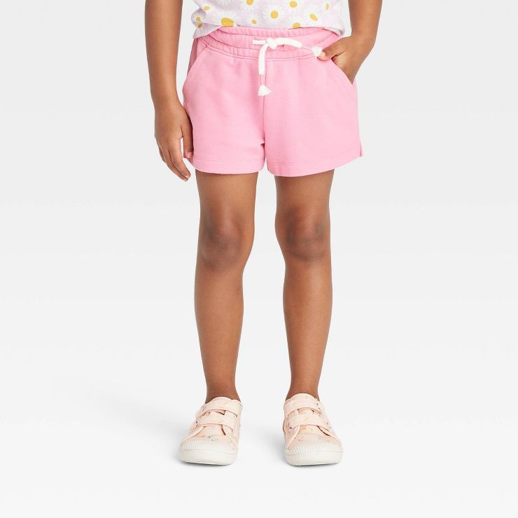Toddler Girls' Knit Shorts - Cat & Jack™ Pink | Target
