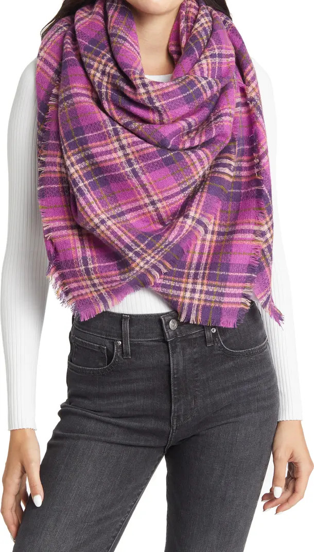 Plaid Oversize Blanket Wrap | Nordstrom