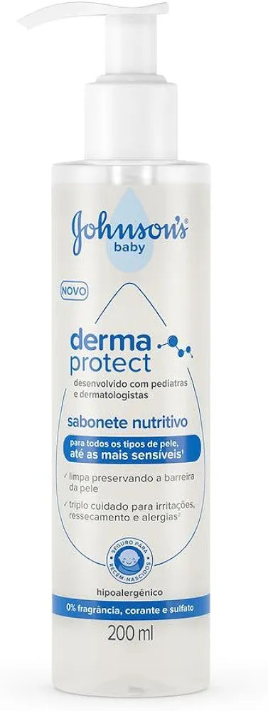 Sabonete Nutritivo Derma Protect JOHNSON'S® Baby 200mL | Amazon (BR)