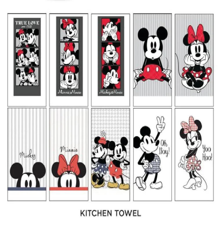 Disney Black and White Mickey Mouse Kitchen Towels, 2 Count | Walmart (US)
