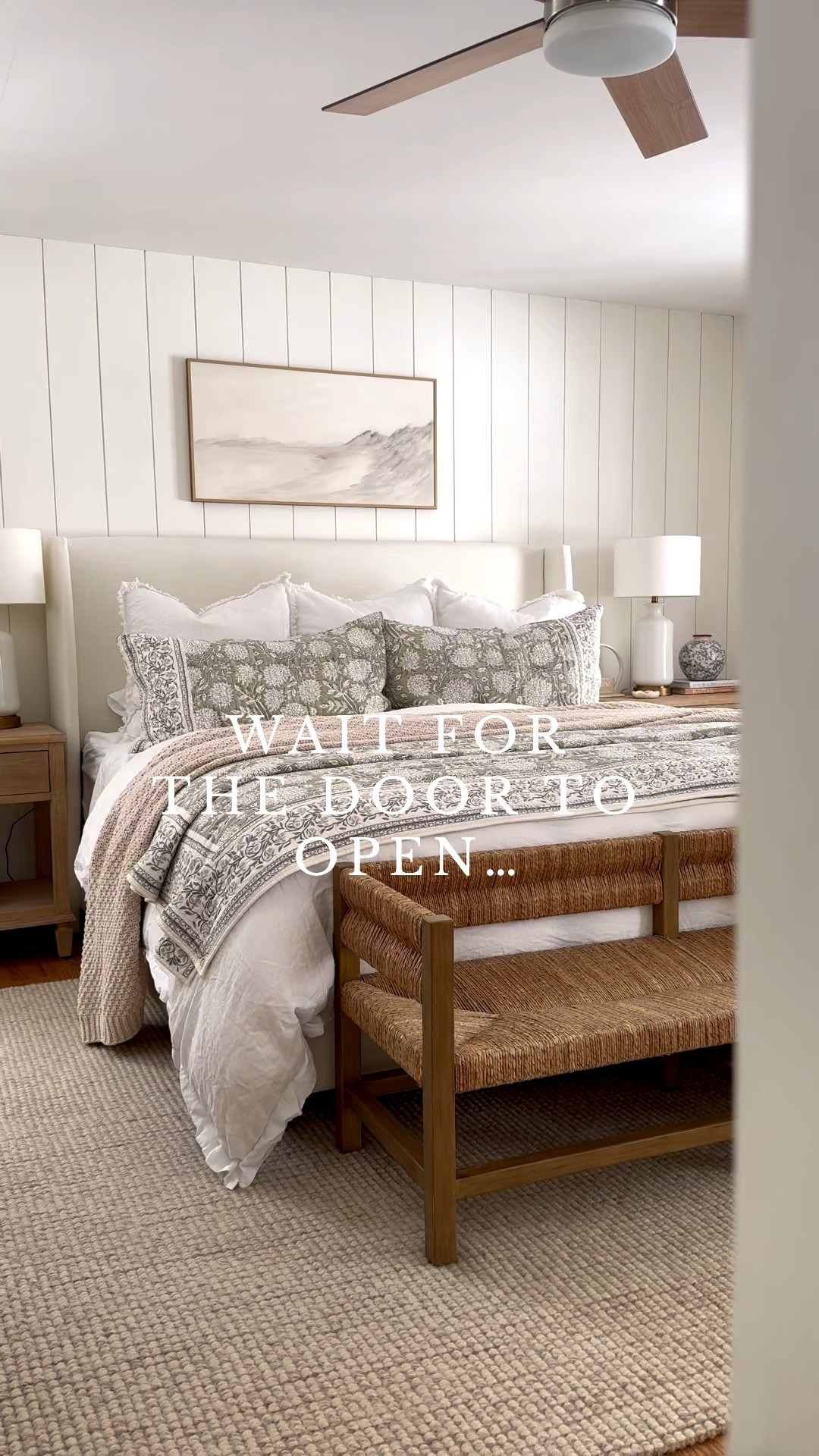 A cozy and welcoming coastal bedroom 🤍 This linen bedding has the prettiest floral pattern—and it’s such a great price point! It comes in several color options and washes well. Other highlights? Our table lamps and these spring throw pillows! 

#LTKHome