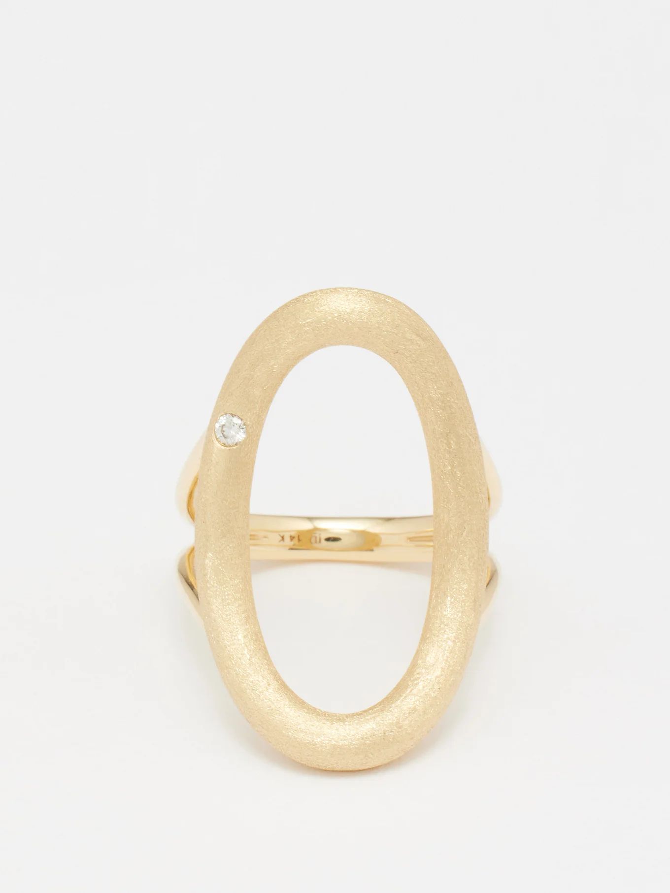 Gold Dust diamond & 14kt gold ring | Lucy Delius | Matches (UK)