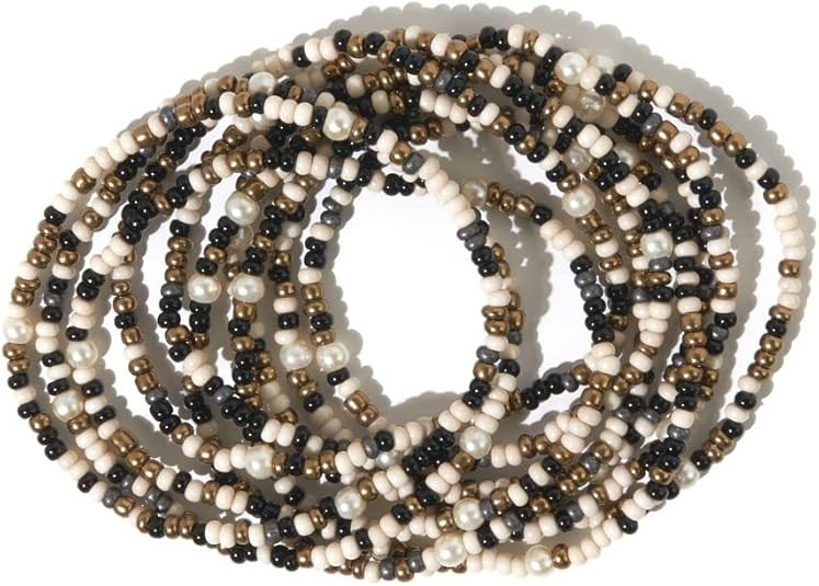 INK + ALLOY Beaded Stackable Bracelets for Women, Sage Multi-Strand Stretch Boho Mix and Match Br... | Amazon (US)