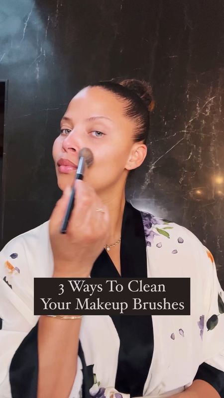 *Why Cleaning Your Makeup Brushes is Essential**

Cherish your makeup brushes? Don't let them become your skin's worst enemy.

📍Dangers of Dirty Brushes: When brushes gather grime, they can cause breakouts, rosacea, and dermatitis. Neglected brushes also become a breeding ground for bacteria, potentially leading to pink eye or even staph infections.
📍 Maintain Your Beauty Tools: For a healthy complexion, cleaning makeup brushes regularly is key. Wondering "how often should I clean my makeup brushes?" Experts suggest at least twice a month. Incorporate it into your beauty routine to safeguard your skin!

🧼 Takeaway: A simple brush cleaning routine can be the game-changer for achieving flawless skin. Ensure your tools are as clean as your skincare routine!

#HowToCleanMakeupBrushes #ClearSkinGuide #BeautyRoutineEssentials #makeupbrush #beautyroutine #asmrbeauty #skincaretips

#LTKbeauty #LTKfindsunder50