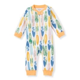 Vibrant Surf Organic Cotton Pajamas - Newborn | Burts Bees Baby