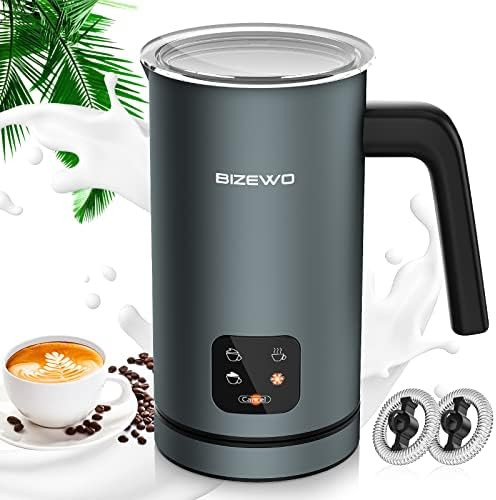 Frother for Coffee, Milk Frother, 4 IN 1 Automatic Warm and Cold Milk Foamer, BIZEWO Stainless St... | Amazon (US)