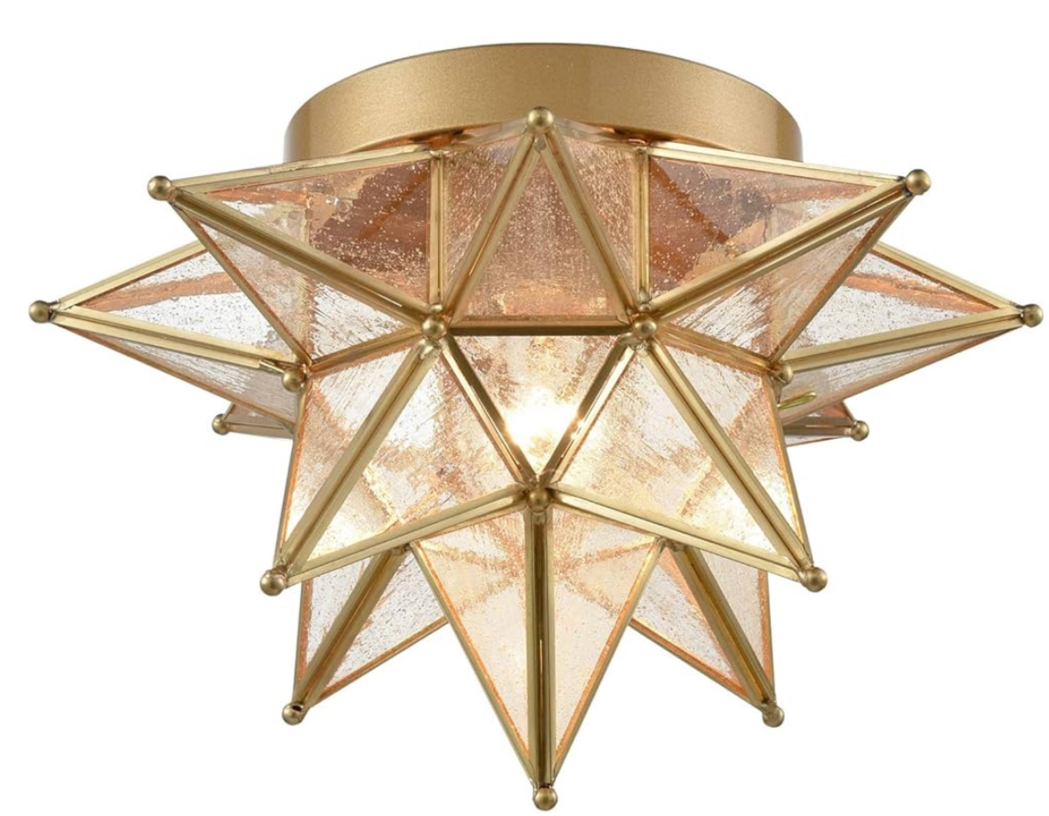 Glass gold star light fixture 

#LTKfindsunder100 #LTKstyletip #LTKhome