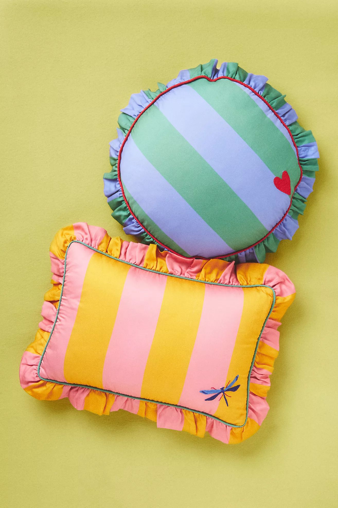 Pernille Rosenkilde Striped Pillow | Anthropologie (US)