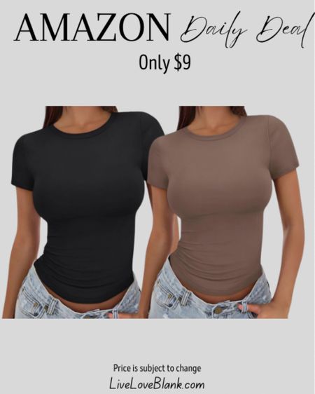 Amazon daily deals 
Amazon fashion 
Tshirt only $9
#ltku
Prices subject to change
Commissionable link 



#LTKSeasonal #LTKStyleTip #LTKFindsUnder50