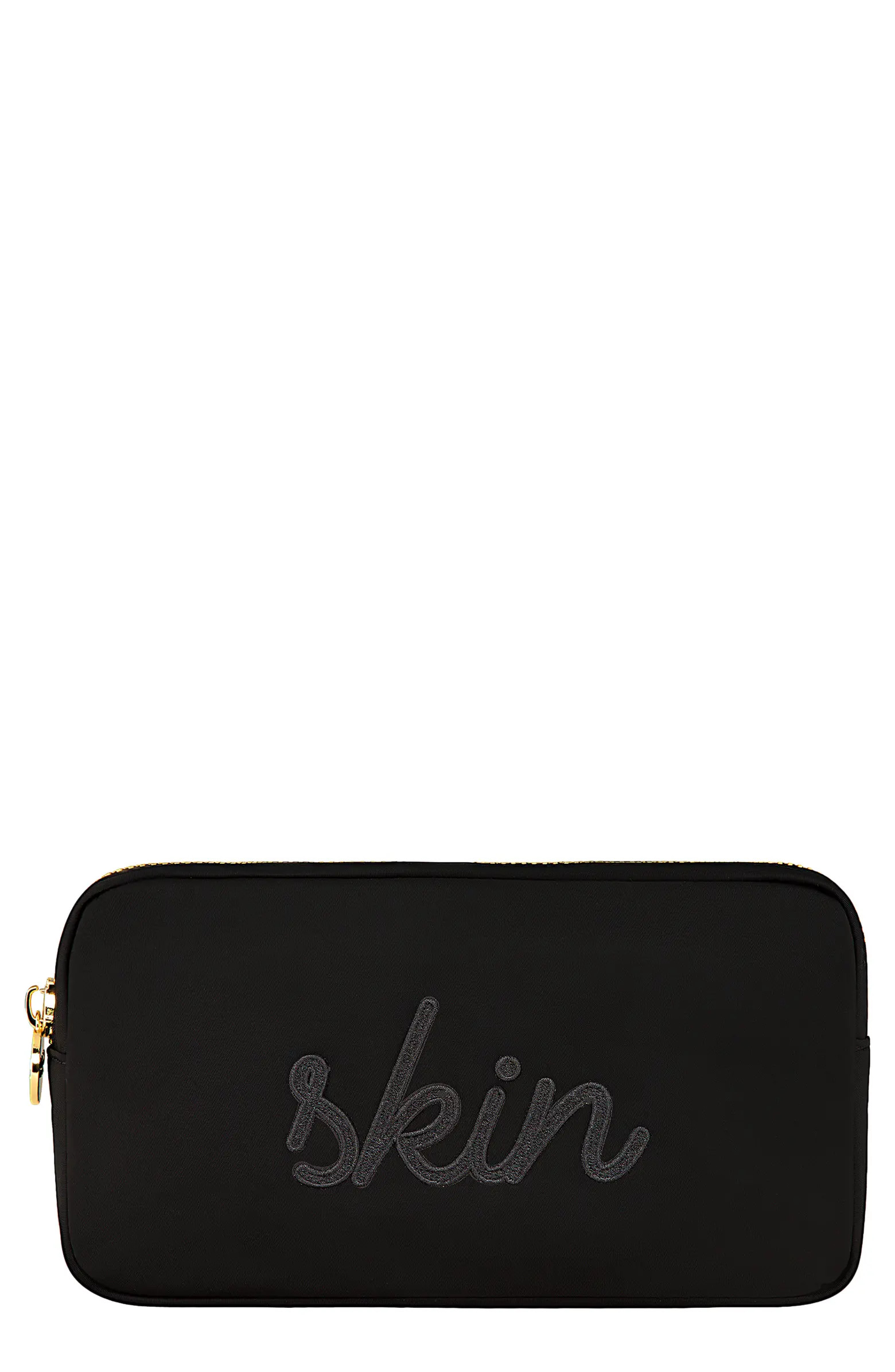Small Skin Embroidered Nylon Pouch | Nordstrom
