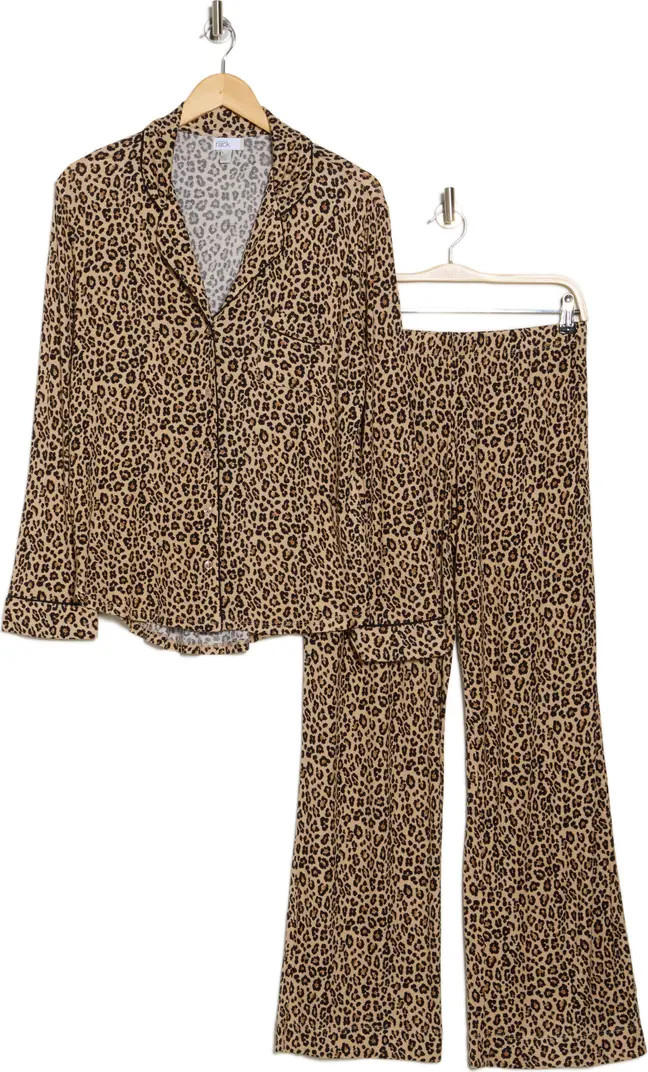 Tranquility Long Sleeve Shirt & Pants Two-Piece Pajama Set | Nordstrom Rack