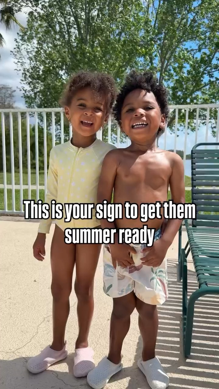 Summer is officially in full swing over here. 

We’ve been easing into pool season with a little summer prep, getting in the water 1–2 times a week to brush up on their swimming skills and rebuild confidence early. It makes such a difference going into those full summer days when we’re constantly at the pool or water parks.

These swimsuits have been on repeat, easy, comfortable, and perfect for all-day play. Whether it’s the pool, splash pad, or just getting energy out, they’re holding up through every slide, jump, and swim.

SJ’s swim: SUMWON Kids 🆔 69254107 
MJ’s swim: SUMWON Kids 🆔 405722282 

Download the SHEIN app, search & follow 👉🏽 SUMWON Kids

Don’t forget to use my coupon for extra savings! H4funwiththejohnsons466

@shein_us @sheinofficial 
#SHEINKIDS #SHEINtrends #ad #swimwear #blackcreators