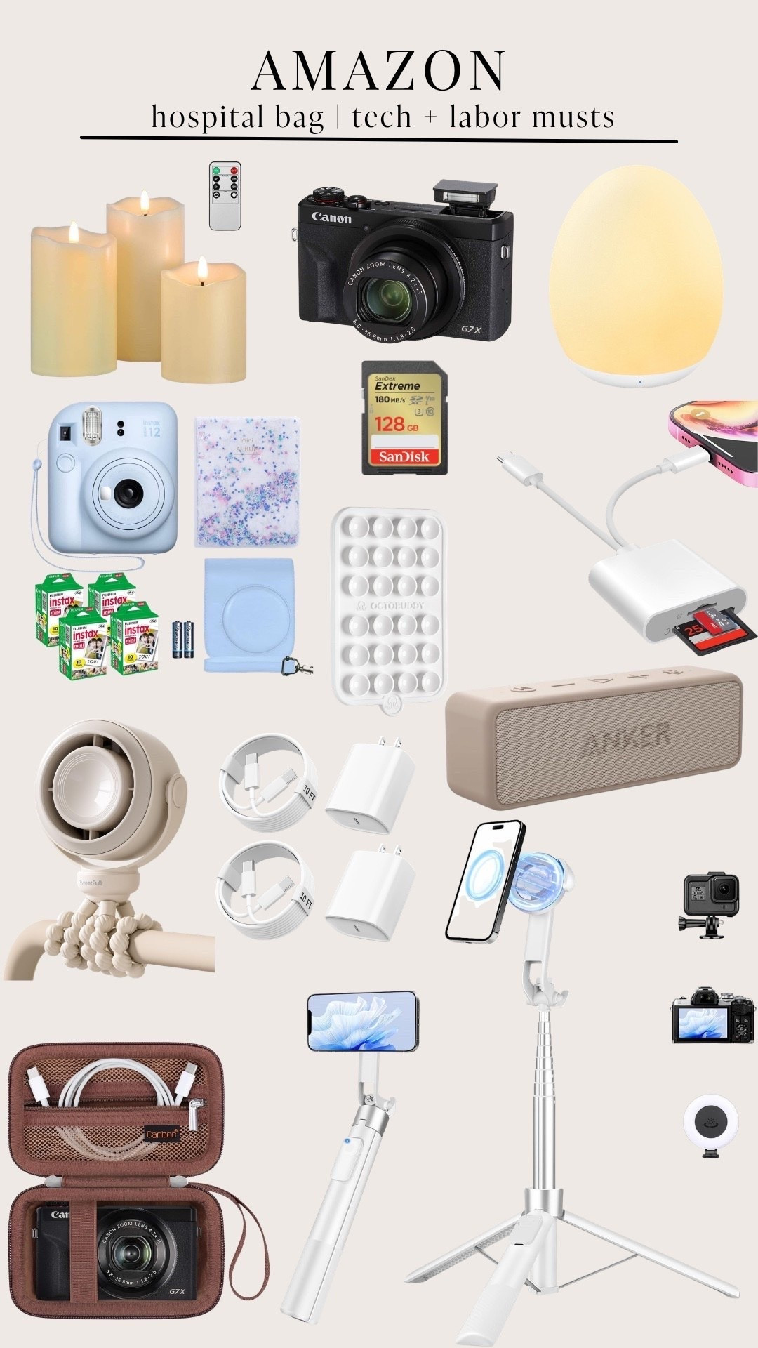 Amazon Finds I’m Loving — Hospital Bag | Tech & Labor Must Haves