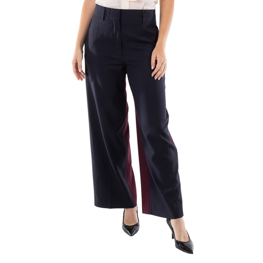 Burberry Ladies Navy Black Jane Tailored Trousers | Jomashop.com & JomaDeals.com