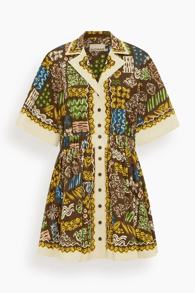 Minnie Mini Dress in Multi | Hampden Clothing