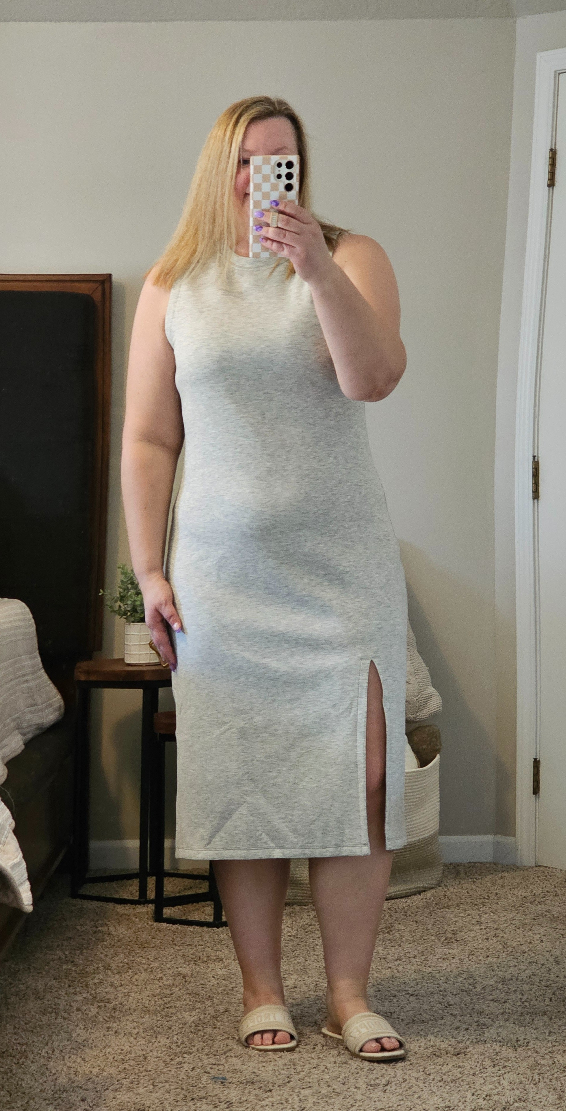 This dress is the perfect  comfy on the go dress!  It is made of the perfect material with some stretch.  Wearing an XL.

#LTKSpringSale #LTKover40 #LTKsalealert