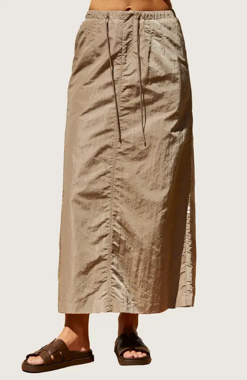 CRESCENT Maxi Pull On Skirt in Taupe at Nordstrom, Size X-Small | Nordstrom