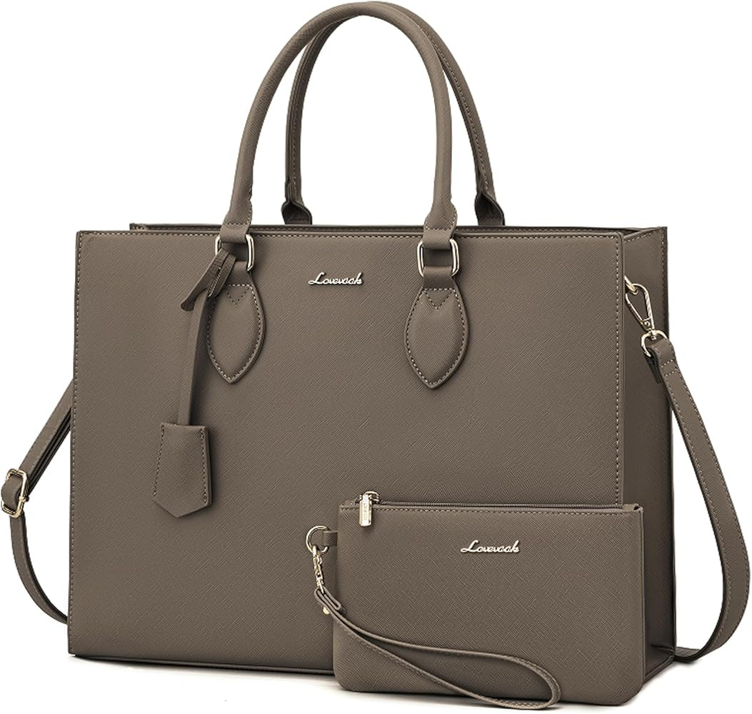 LOVEVOOK Laptop Bag for Women 15.6 Inch Work Bags for Women Computer Bag Laptop Tote Bag Briefcas... | Amazon (US)