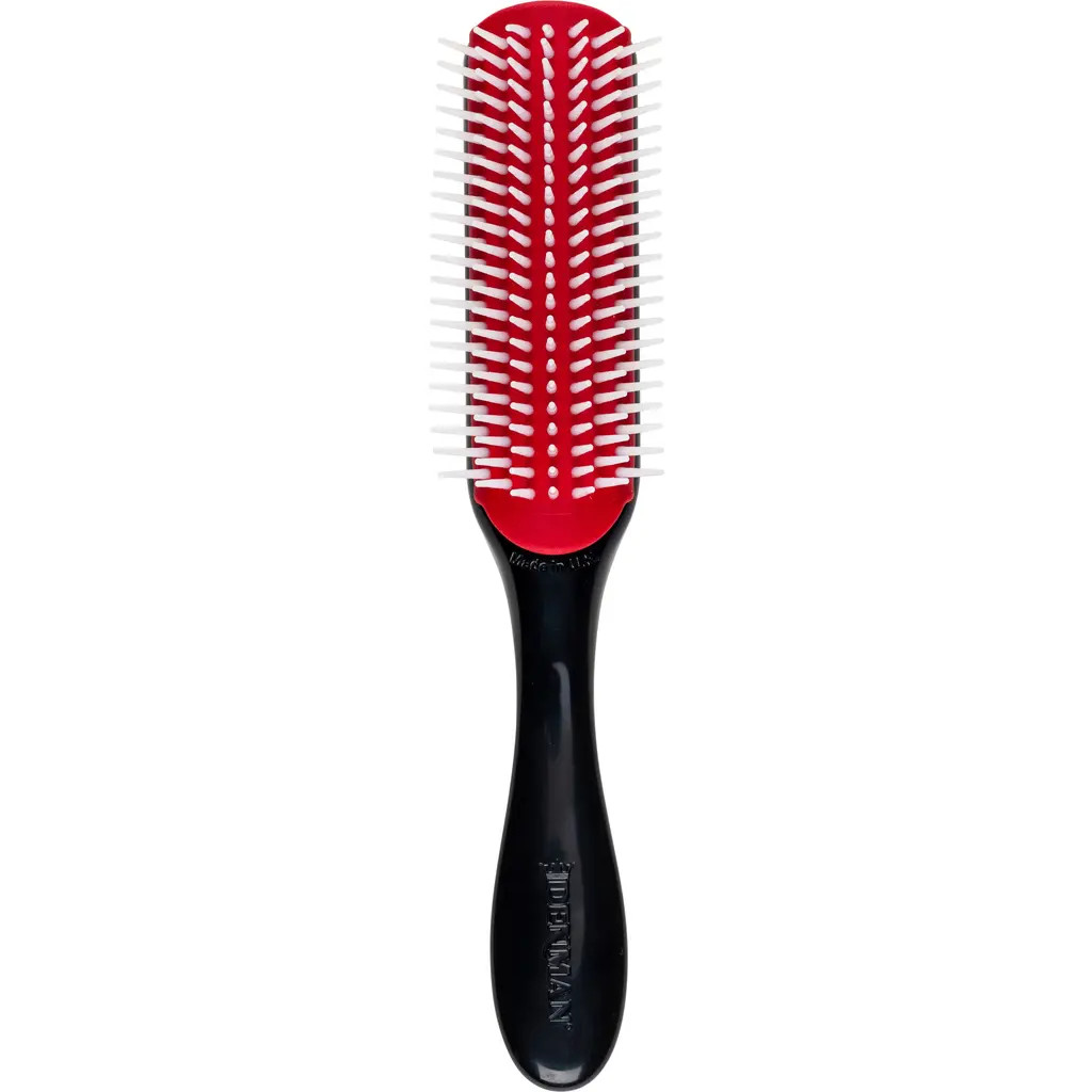 DENMAN D3 Original Styler 7 Row Brush in Black And Red at Nordstrom Rack | Nordstrom Rack
