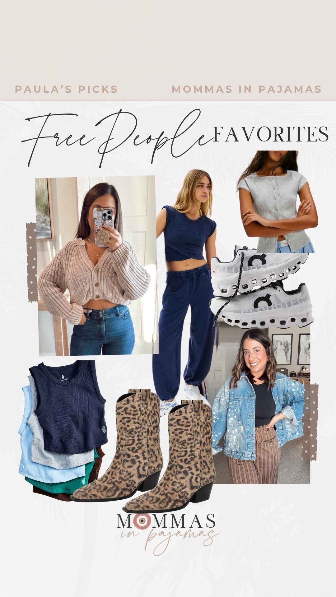 I won’t lie, I absolutely love the Free People brand, even though it is a splurge for me. These are my favorites that I would buy over and over again. Collarless cardigan, petite friendly lounge set, button front top, denim jacket, leopard boots, muscle tank. 
Fall favorites, travel must have, casual outfit inspo, fall outfit inspo, fall boots 

#LTKMidsize #LTKSeasonal #LTKPetite