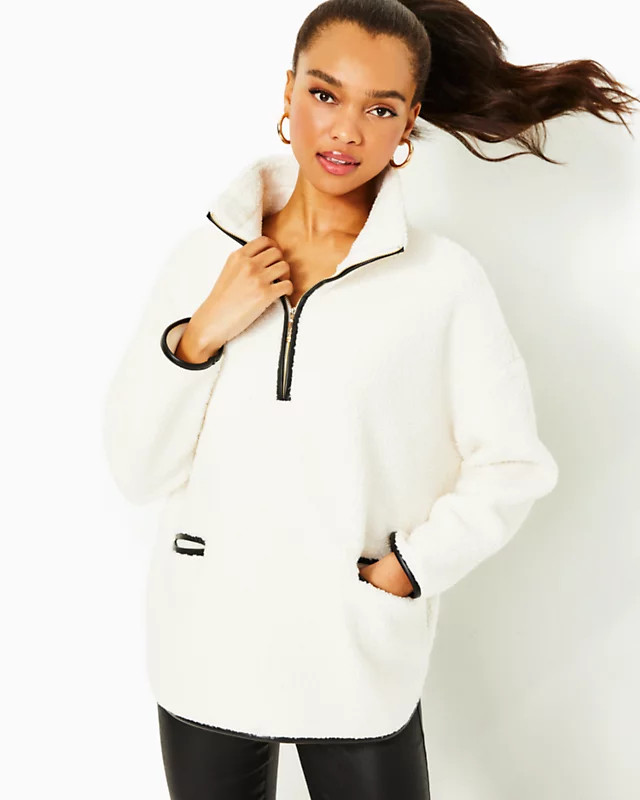 Soreen Sherpa Half Zip Popover | Lilly Pulitzer