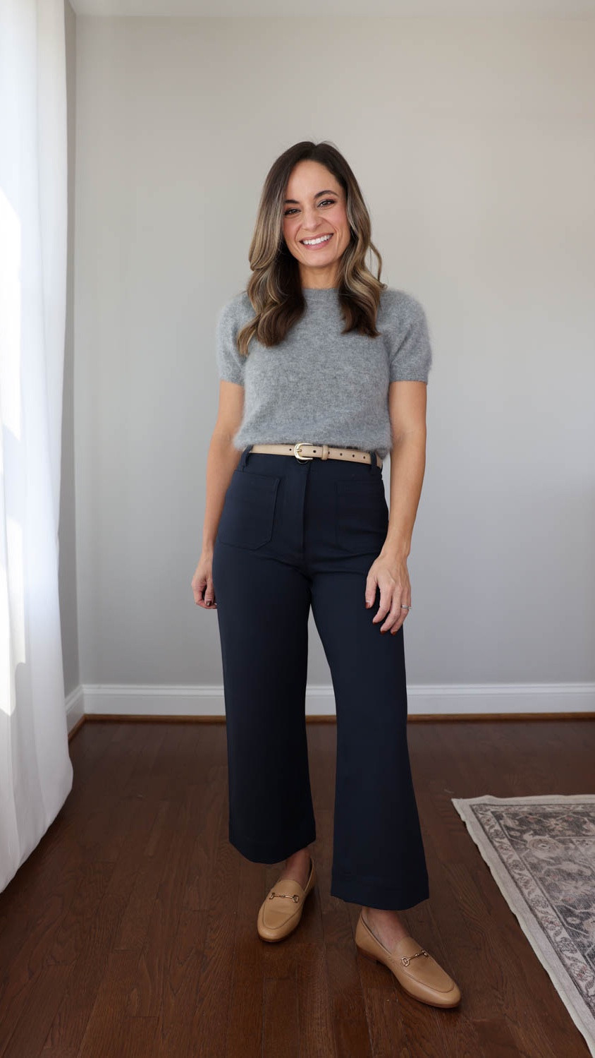 A few tops from @Quince that are great for work! You can wear these solo, but they also make a great base layer under cardigans and blazers. 

Ultra-Stretch Ponte Cropped Wide Leg Pants: 0 Short / 24” inseam 
Cotton Cashmere Ribbed Tank: Atlas Navy
Draped Matte Cowl Neck Tank: XS in Porcelain Ivory
Brushed Cashmere Tee: XS in Heather Gray
Mongolian Cashmere Tee: XS (exact color not available)
Sofia European Leather Skinny Belt: XS in Mushroom

#quincepartner

#LTKPetite