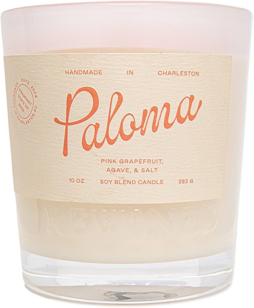 Rewined - Premium Paloma Orange Candles, 10 oz. - Velvety Smooth, Smoky Scented with Notes of Aga... | Amazon (US)